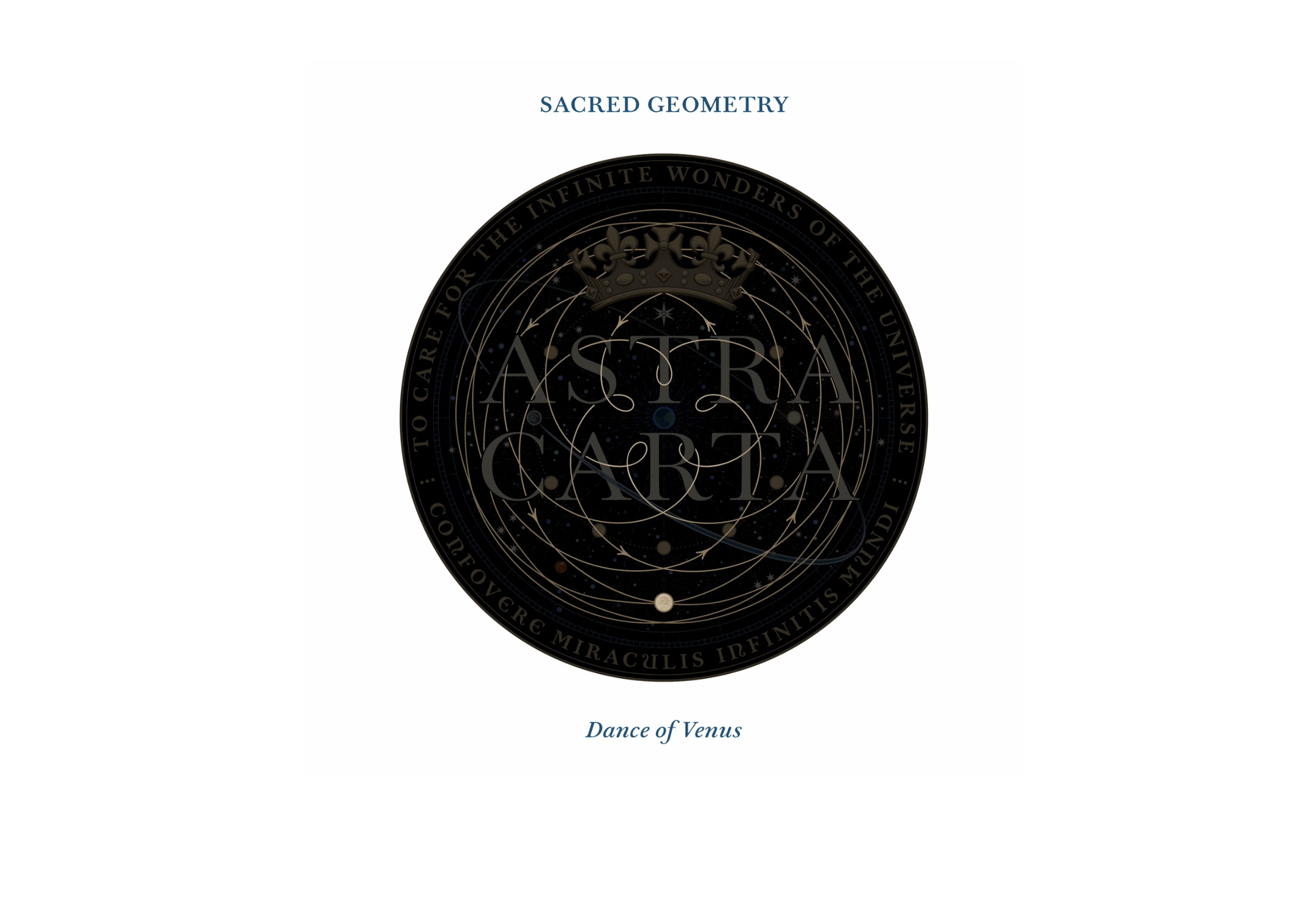 An image showing the famous “Dance of Venus” incorporated into the Astra Carta seal.
